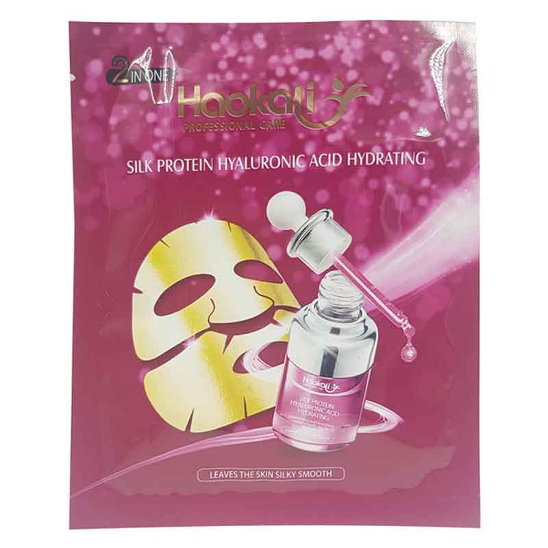 Haokali Silk Protein Hyaluronic Acid Hydrating 1 Sheet Mask