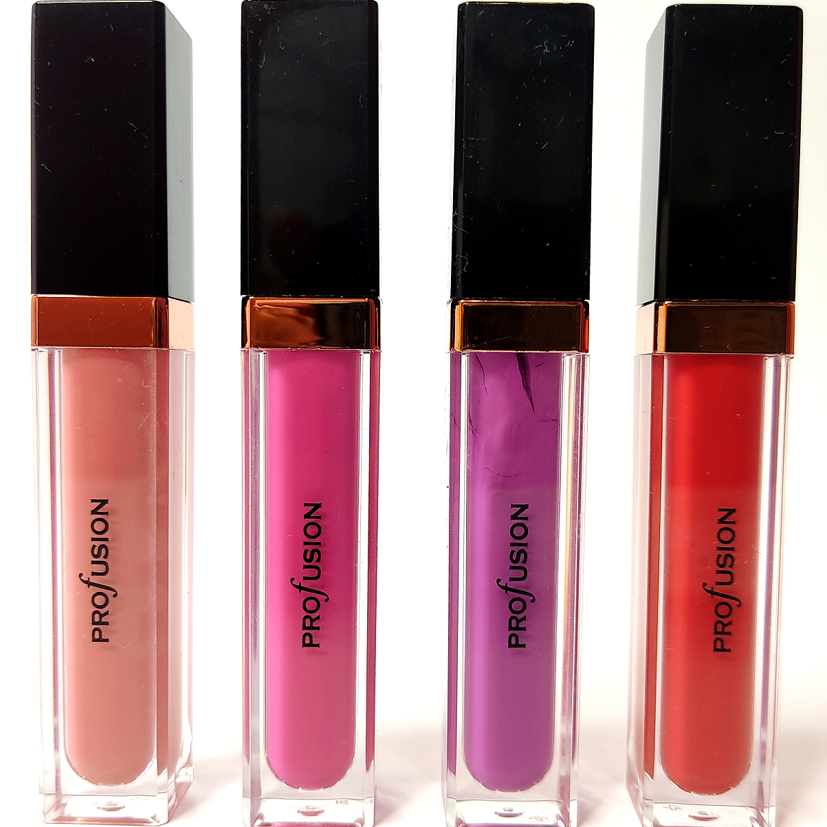 Profusion - Cosmetics Creamy 4 Pieces Lip Gloss Set