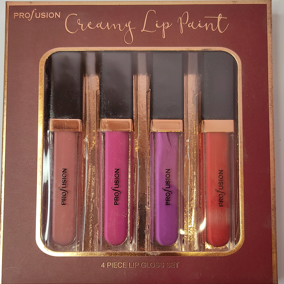 Profusion - Cosmetics Creamy 4 Pieces Lip Gloss Set