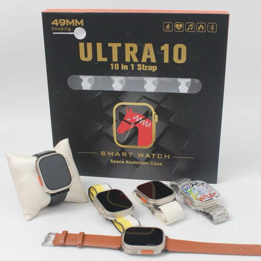 Ultra 10 Smartwatch 10+1 Strap with and 11 different straps