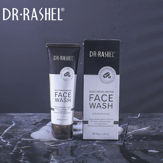 Dr.Rashel Black Charcoal Purifying Deep Cleaning & Oil Control Face Wash - 100g