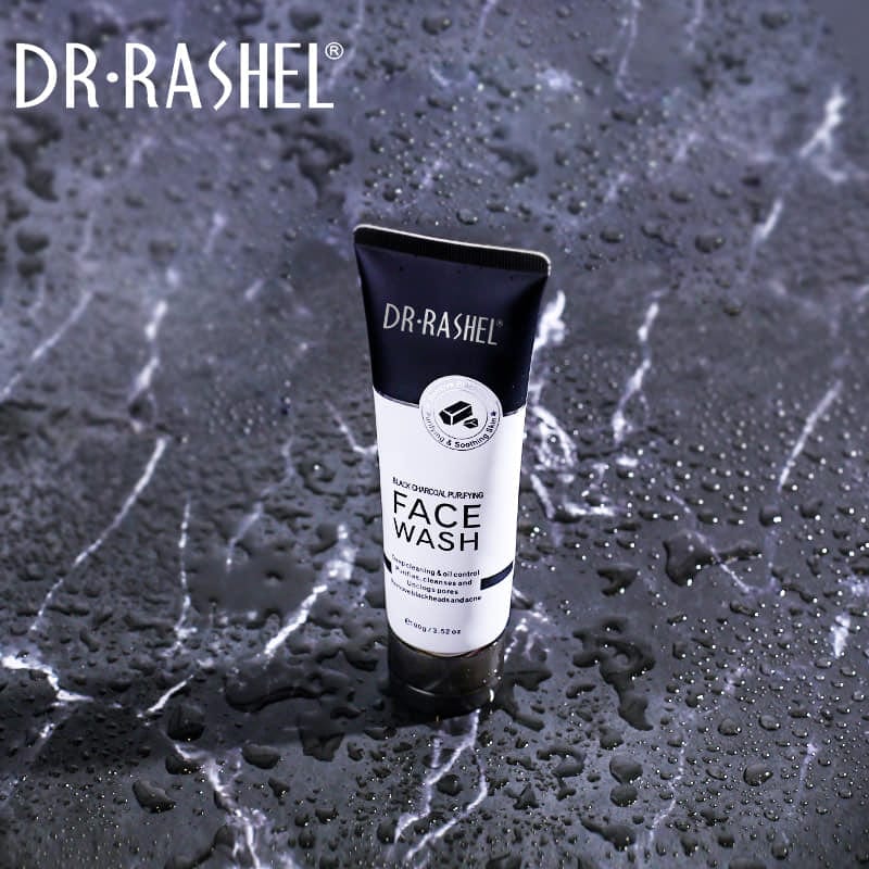 Dr.Rashel Black Charcoal Purifying Deep Cleaning & Oil Control Face Wash - 100g