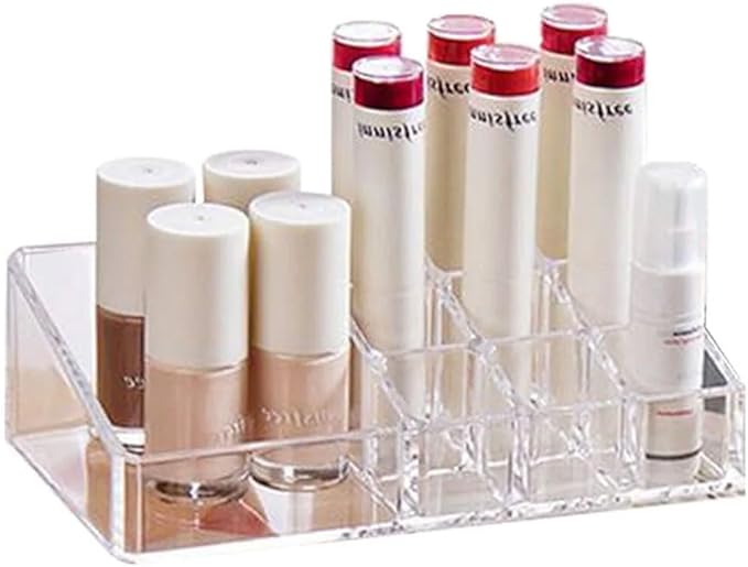 Acrylic Cosmetic Organizer Makeup Brushes Holder