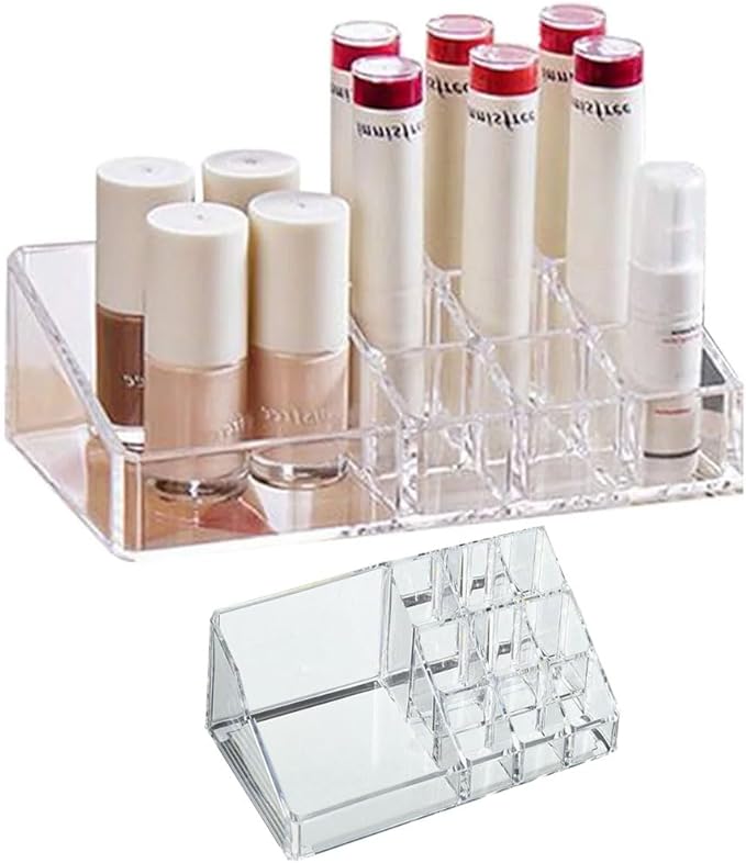 Acrylic Cosmetic Organizer Makeup Brushes Holder