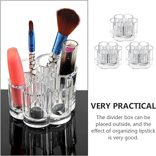 Acrylic Makeup Brush & Lipstick Organizer