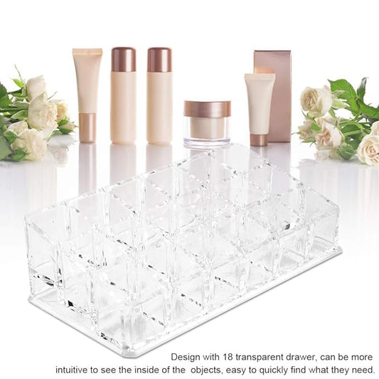 Desktop Box, Durable Cosmetic Storage Box, Acrylic for Cosmetic Lipstick ||