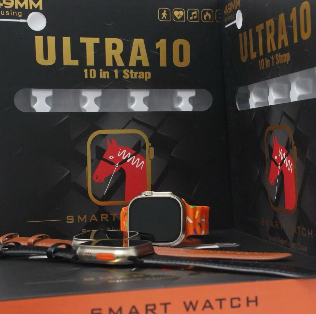 Ultra 10 Smartwatch 10+1 Strap with and 11 different straps