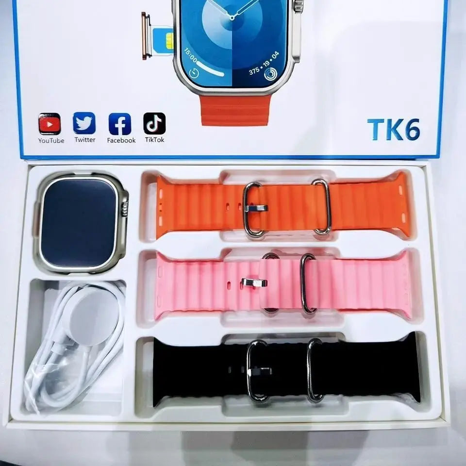 TK6 Ultra Amoled Sim Smart Watch 5G