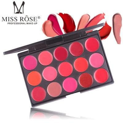 Miss Rose Matte 15-Color Lip Cream