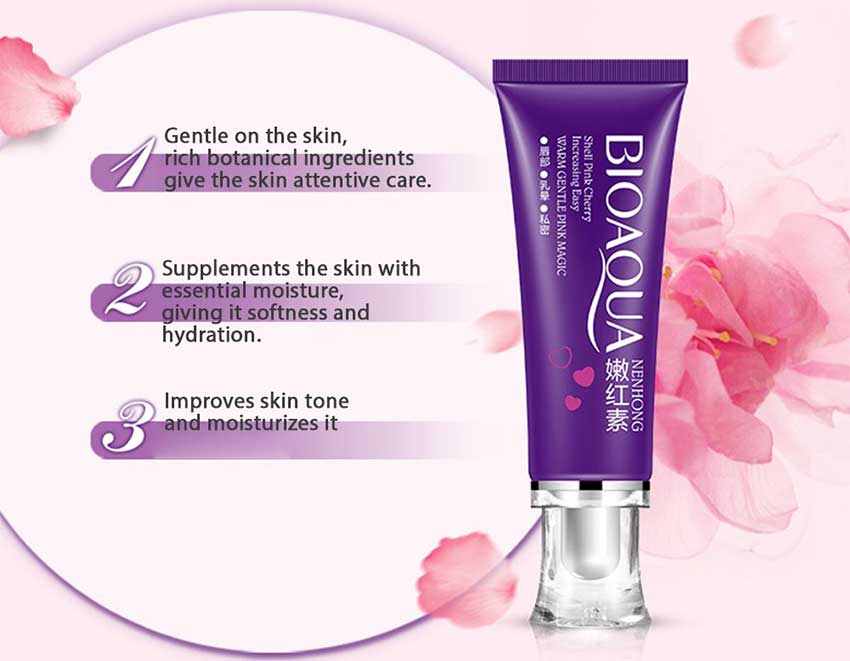 BIOAQUA Nenhong Pink Body Cream for Lips and Private Part 30gm