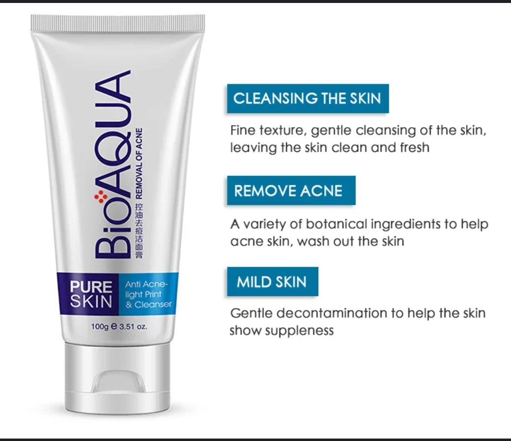 Bioaqua - Removal Of Acne Anti Acne Cleanser 100Ml