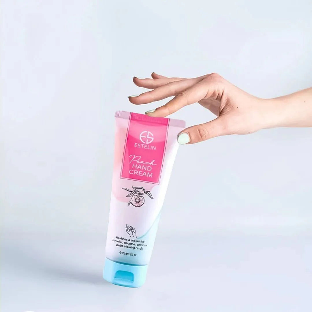 Estelin Peach Hand Cream Nourishing & Anti-Wrinkle For Softer Smoother