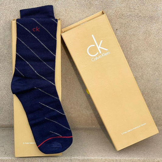 CK Brand 5 Colors Socks for Men with Premium Gift Packing Export Quality