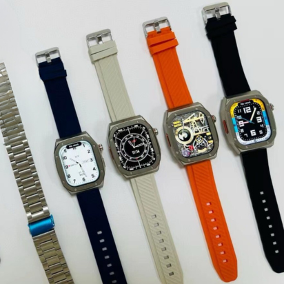 LG61 Max Smart Watch with Metal and one Silicon Strap