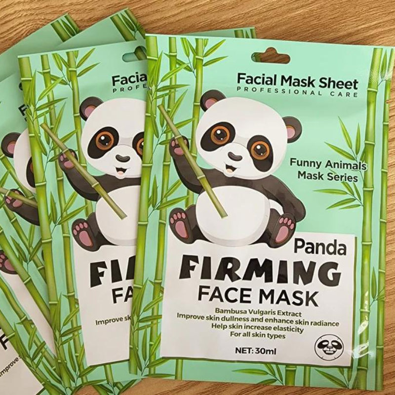 Firming Panda Facial Mask with Bambusa Vulgaris Extract 1 Sheet