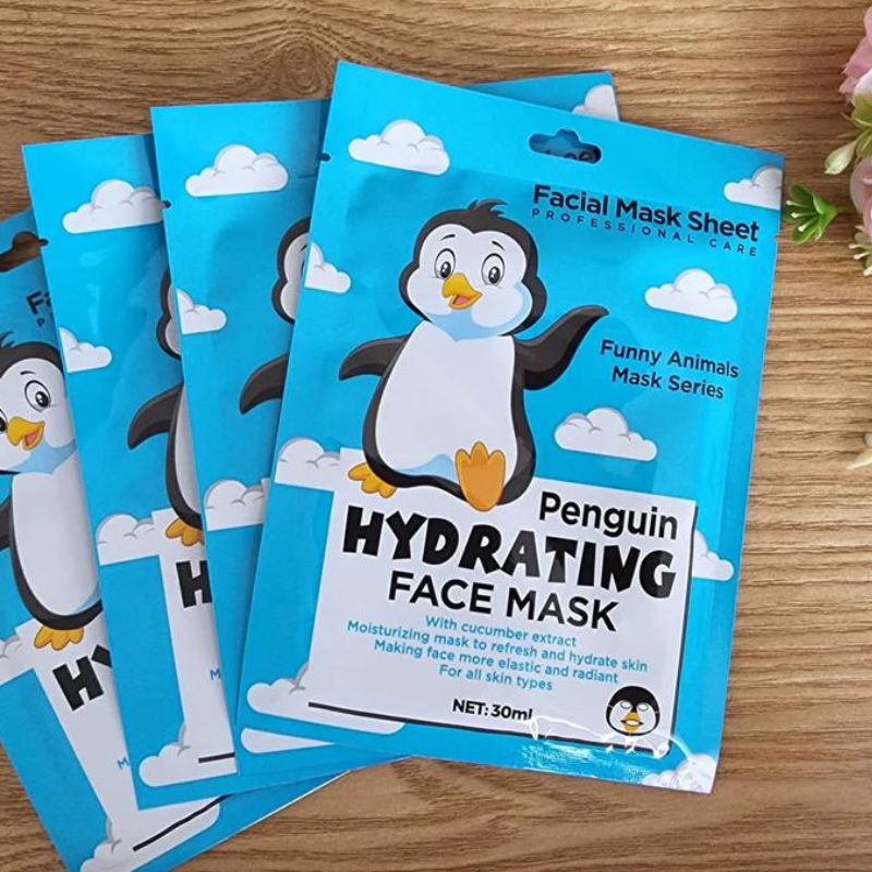 Hydrating Penguin Facial Mask with Cucumber Extract 1 Sheet