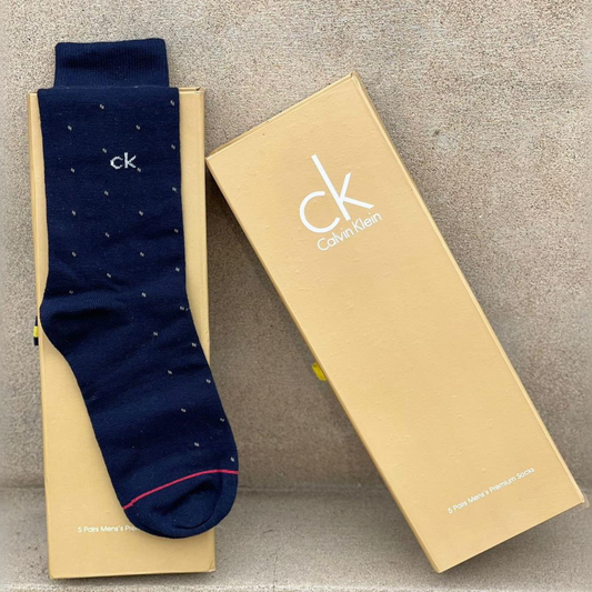 CK Brand 5 Colors Socks for Men with Premium Gift Packing Export Quality(5)