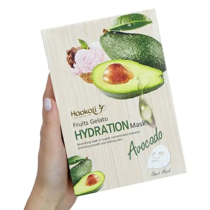 Haokali HADRATION Avocado Facial Mask 1 Sheet