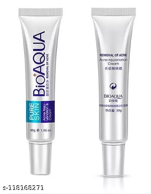 BIOAQUA Anti Acne Scar Mark Remover Removal Oil Control Shrink Pores Cream 30g