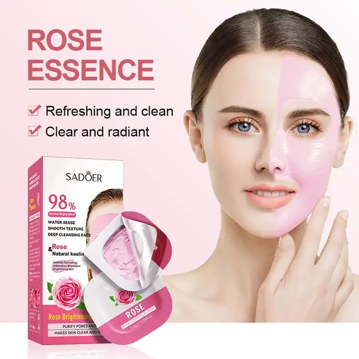 SADOER Rose deep cleansing Clay Mask 7.5g 8 pices
