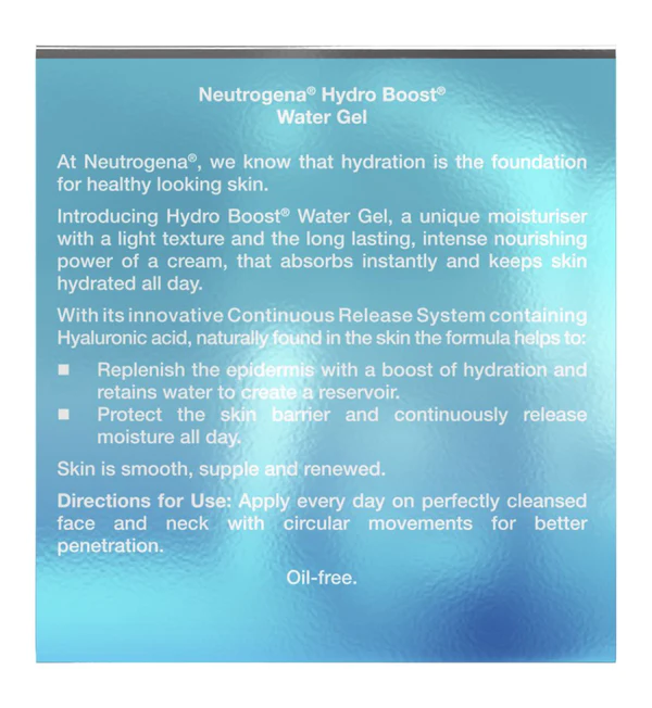 Neutrogena Hydro Boost Water-Gel Moisturizer 50Ml