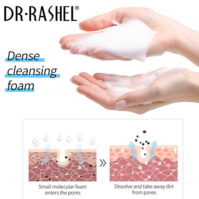 DR RASHEL Hyaluronic Acid Moisturizing And Smooth Face Wash-100g