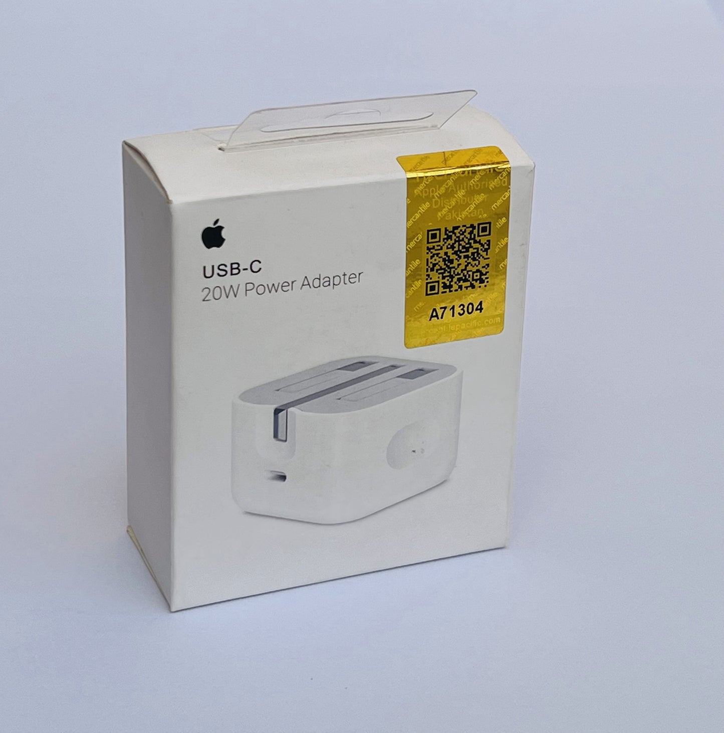 Apple 20W USB‑C Power Adapter with Apple to Lightning Cable 1M