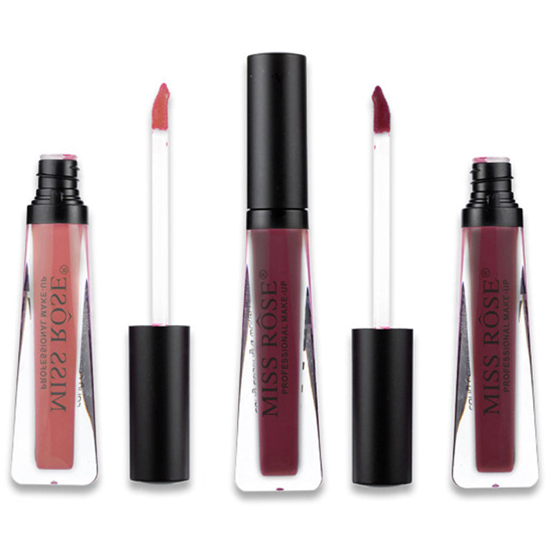 miss rose velvet mate lip gloss